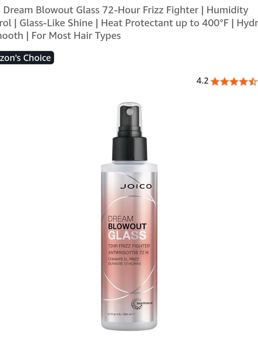 Joico Dream Blowout Glass Spray